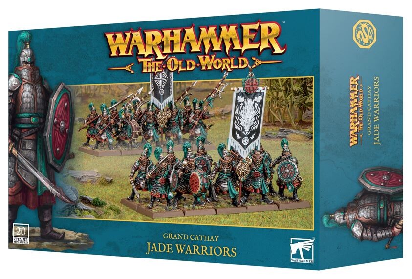 Games Workshop Vert Figurine Warhammer Tow - Grand Cathay Guerriers De Jade - Bild 3