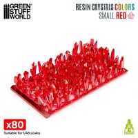 Harzkristalle Rot klein 2