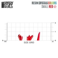 Harzkristalle Rot klein 3