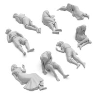 Tote menschliche Leichen Set (8) 1