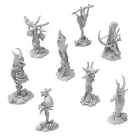 Unheimliche Totems mit Totenköpfen  gallery