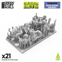 Wiedererweckte Zombies Set (21) 1:35 3