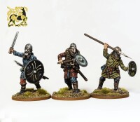 Early Saxon Unarmoured Warriors 28mm 2