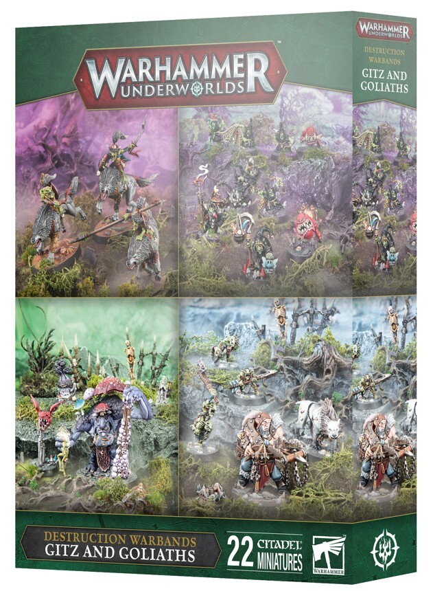 Warhammer Underworlds Destruction Gitz and Goliaths