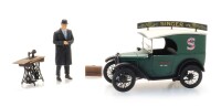 Artitec Austin 7 Kastenwagen Singer mit Verkäufer H0 2