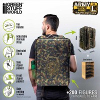 GSW Transportrucksack für Miniaturen Groß Camoufl