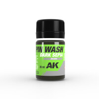 AK Interactive Dark Sepia Pin Wash 35ml