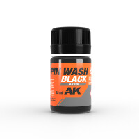 AK Interactive Black Pin Wash 35ml
