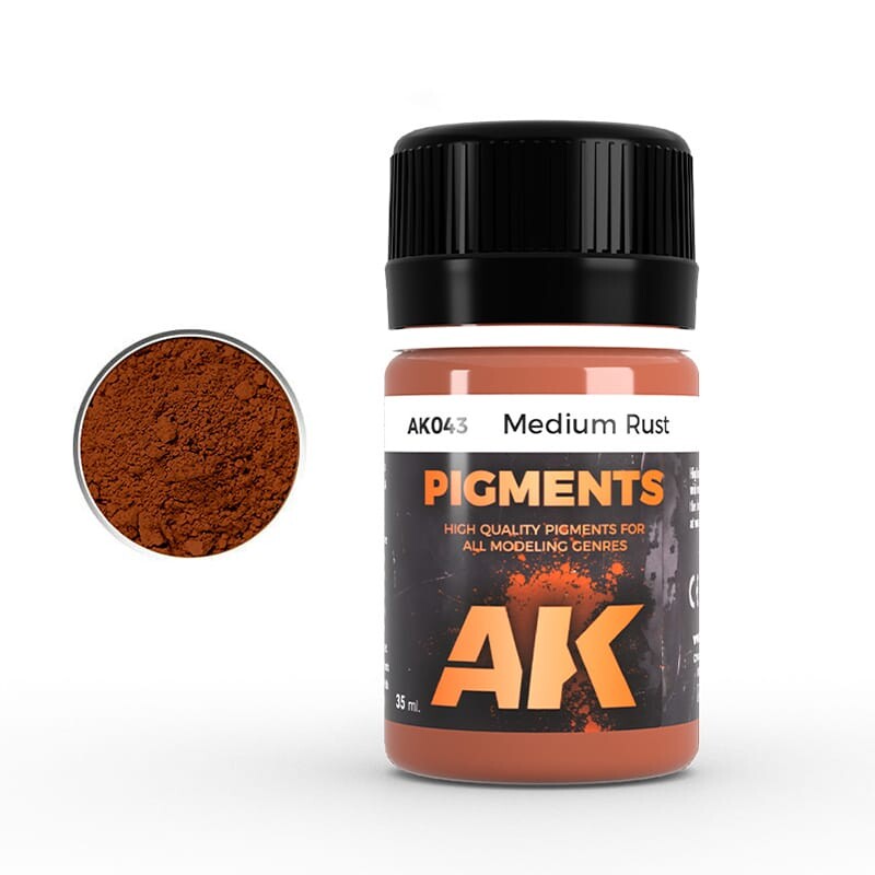 AK Interactive Medium Rust Pigments 35ml
