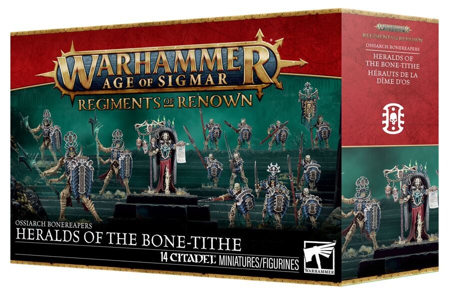 Ossiarch Bonereapers Heralds of the Bone-tithe Regiment of Renown