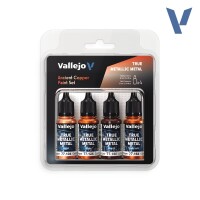 Vallejo True Metallic Metal Ancient Copper Paint Set (4) 2