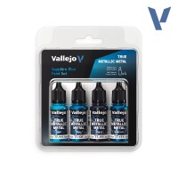 Vallejo True Metallic Metal Sapphire Blue Paint Set (4) 2