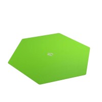 Gamegenic Magnetic Dice Tray Hexagonal Black & Green 3