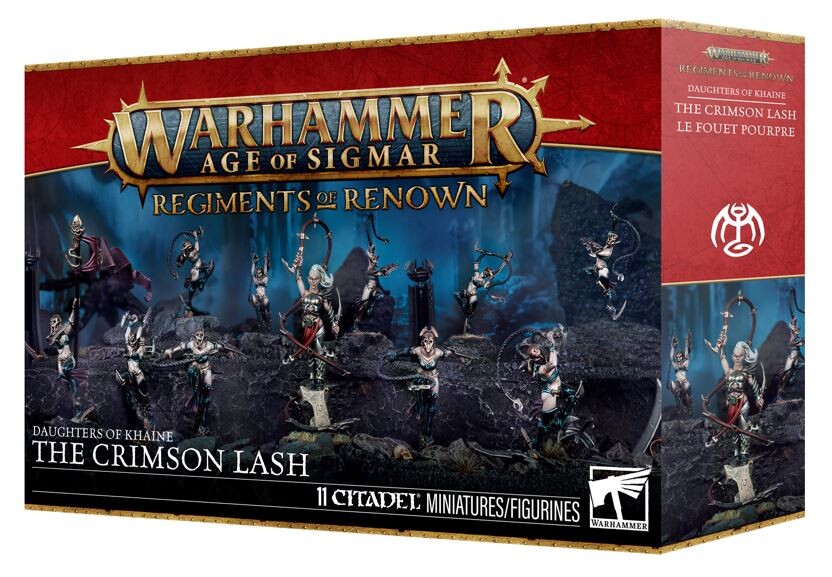 Daughters of Khaine The Crimson Lash Regiment of Renown
