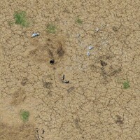 Battle Systems Desert Wasteland Gaming Mat 2x2 (ca. 61x61cm)