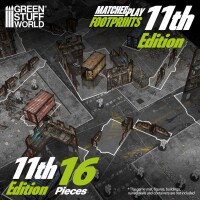 GSW Warhammer 40k Klare Gelände Footprints 11. Edition 