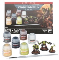Warhammer 40.000 Orks Boyz + Paints Set gallery