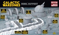 Battlefield in a Box Galactic Warzones Rebel Outpost Hunter 