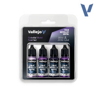 Vallejo True Metallic Metal Celestial Violet Paint Set (4) 2