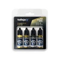 Vallejo True Metallic Metal Greenish Gol gallery