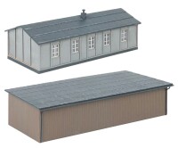 Faller Baracke mit Kohleschuppen H0 6