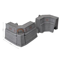 Battlefield in a Box Mundus Imperialis Fortress Corners Wall