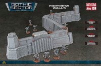 Battlefield in a Box Mundus Imperialis Fortress Corners Wall