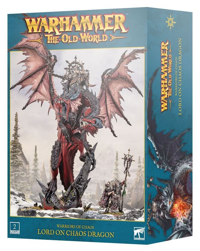 Warriors Of Chaos Lord on Chaos Dragon