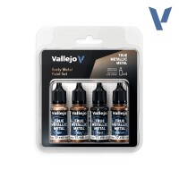 Vallejo True Metallic Metal Rusty Metal Paint Set (4) 2