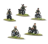 German Early War Infantry on Bicycles 28mm 2
