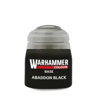 Warhammer Colour Base Abaddon Black 12ml gallery