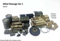 Allied Stowage Set 1 1/56 28mm 3