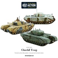Churchill Troop 28mm 2