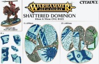 Shattered Dominion 60 und 90mm Oval Bases (26 Bases)