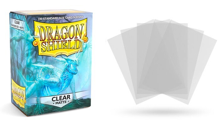 Dragon Shield Matte Clear 100 protective Sleeves