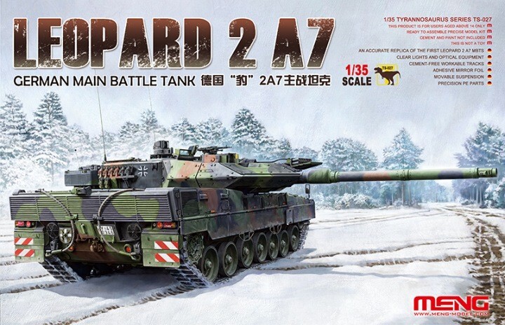 Meng Model Ts-027 1:35 Leopard 2A7 - Bild 4