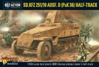 Sd.Kfz 251/10 ausf D (Pak 36) Half Track 28mm