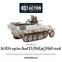 Sd.Kfz 251/10 ausf D (Pak 36) Half Track 28mm 2