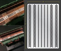 Chevrons Airbrush Stencil (Terrain/Vehicle)
