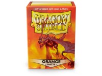 Dragon Shield Matte Orange 100 protective Sleeves