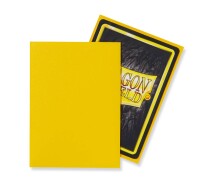 Dragon Shield Matte Yellow 100 protective Sleeves 2