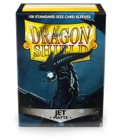 Dragon Shield Matte Jet Black 100 protective Sleeves