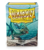 Dragon Shield Matte Mint 100 protective Sleeves