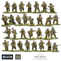 British Airborne WWII Allied Paratroopers 28mm 2