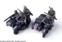 German Motorcycle R75 with Sidecar (ETO) 1/56 28mm 2