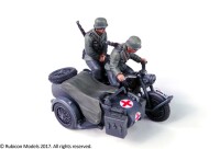 German Motorcycle R75 with Sidecar (ETO) 1/56 28mm 3