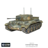 British Cromwell Tank Troop 28mm 3