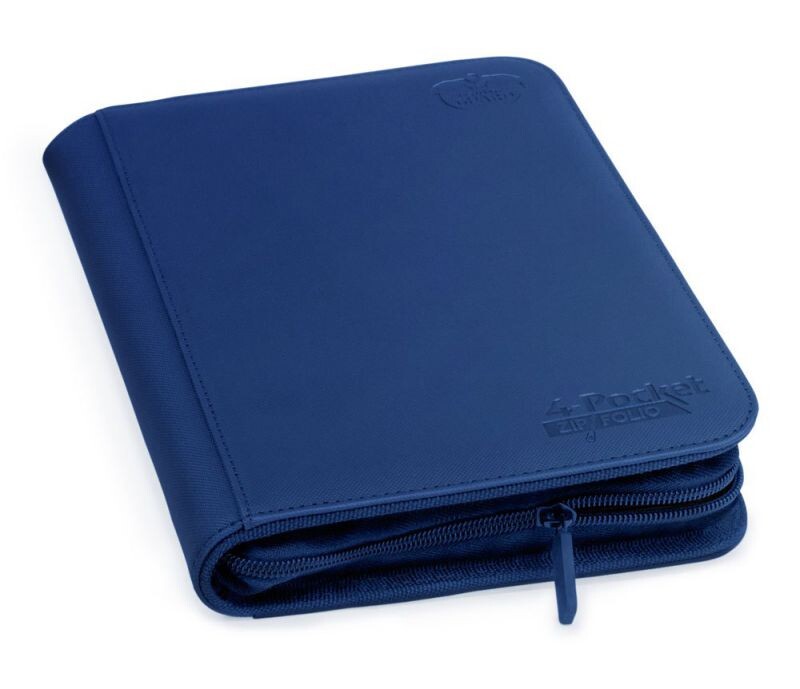 4-Pocket Zipfolio XenoSkin Dark Blue