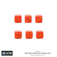 Bolt Action Soviet Union W6 D6 Dice Pack (16) 2