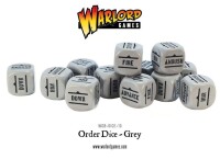 Bolt Action German Army Dice Bag and Grey Order Dice (12) 2